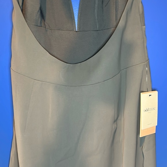 Odd Muse Gray Halter Midi Dress - Picture 7 of 9